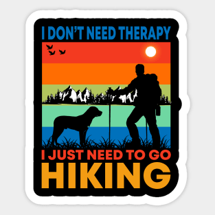 Hiking T - Shirt Design Sticker